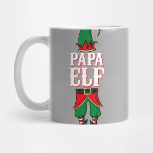 Papa Elf - Mom and Dad Matching Family Christmas design Mug